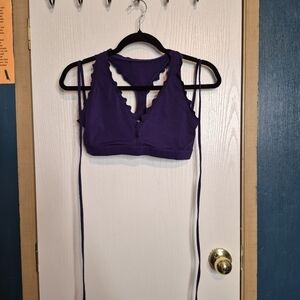 525🦃🎄 carbon 38 Purple Women's sports bra